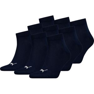 SOKKEN 9 paar Puma unisex kwartsokken, sneakers maat. 35 - 49 voor dames- en herensokken