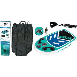 XQ Max bodyboard - 105 x 60 x 10 cm - Groen / Blauw / Zwart