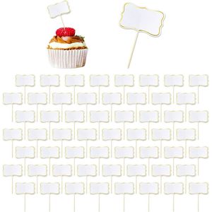 56 stuks cocktailsticks met voedselvlaggen en kaasmarkeringen voor buffetten - Feestvoedsellabels voor buffetdecoraties - Kerstfeest tandenstoker-labels voor eetborden