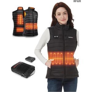 RFWR® Verwarmd Damesvest - Lichtgewicht Elektrisch Bovenkledingvest voor Vrouwen