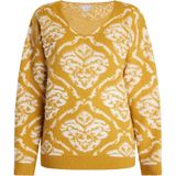 Gebreid Vest - V-hals - Lange Mouw - Normale Pasvorm - Normale Lengte