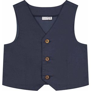 Prénatal peuter gilet - Jongens - Dark Bluegrey - Maat 98/104