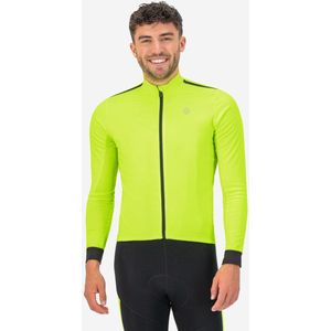 Rogelli Core Fietsshirt Heren Lange Mouwen - Wielershirt - Comfort fit - Fluor Geel, Zwart - Maat XXL