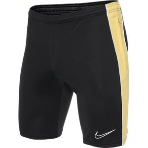 Nike Junior Football Zip Short (Maat 164) Zwart/Goud - Voetbal broekje met rits