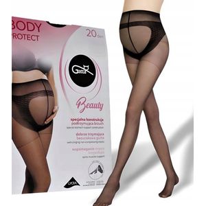 GATTA - Zwangerschapspanty - 20 DEN - Maat S - Zwart - Dames Panty - Zwanger - Ondersteunende Panty - (1 Stuks)