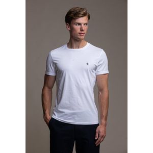 Katoenen T-Shirt - Wit - Maat S
