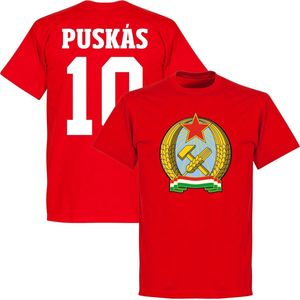 Hongarije 1953 Puskas 10 T-Shirt - Rood - L