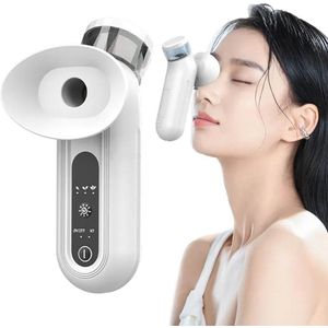 Oogverzorgingsapparaat - Oogverzorgingsapparaat - Droge-ogenstomer, draagbare stomer, verwarmde spray, verlichting van droge ogen, hydraterende oogverzorging, mini-stoomverspreider voor oogverzorging (wit)