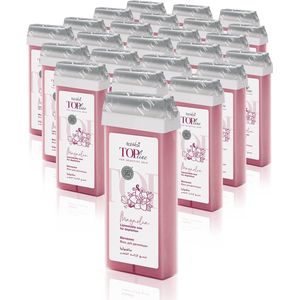 ItalWax Waxpatroon Top Line Magnolia - 24 Stuks - Wax Cartridge voor Harsen - Doos 24 Stuks