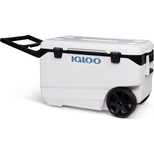 Igloo Marine Latitude 90 Roller - Limited Edition Koelbox op wielen - 85 Liter - Wit
