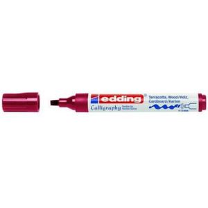 edding-1455 kalligrafie marker flexibel oud rood 10 Stuks