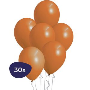 Oranje Ballonnen – Helium Ballonnen – Voetbal Versiering – 30 stuks