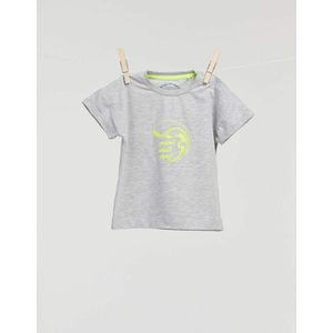 Woody - Billie Ray - Tshirt met korte mouwen - grijs - 12 maand