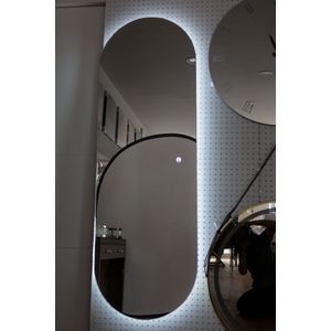 VL HOME led ovale vorm frameloze volledige lengte wand gemonteerde dressing spiegel