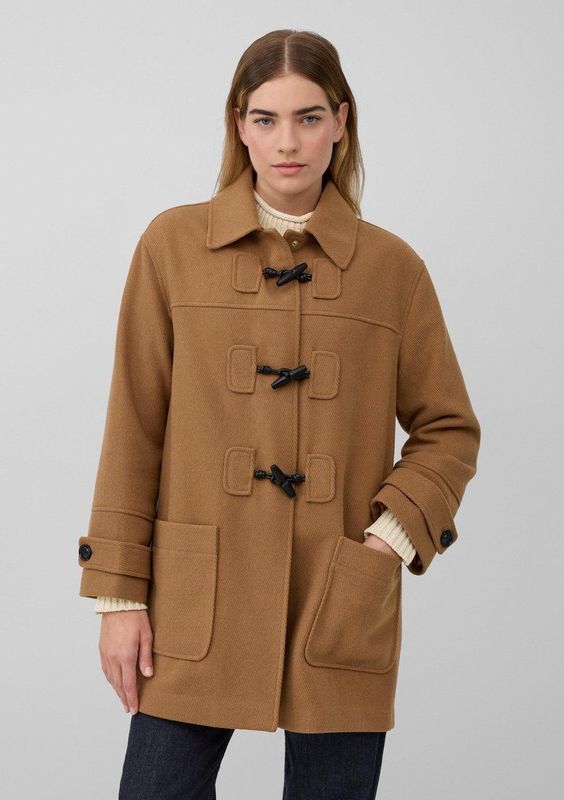 s.Oliver - Tussenmantel - Camel - Dufflecoat