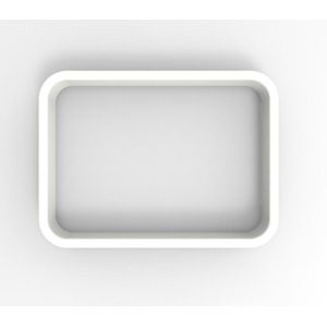 Goïot witte ABS Afwerkrand voor model Opal 30