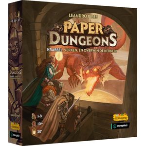 Paper Dungeons NL - Gezelschapsspel - Geronimo Games - Meeplebr