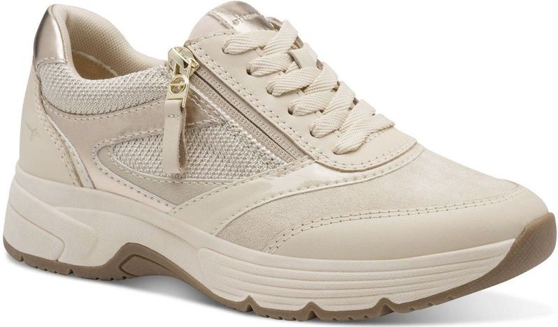 TAMARIS - Comfort Low Sneaker - Ivory Comb - Dames