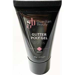 Guardian Beauty Polygel - Glitter Polygel - Rood - 30g - Polyacryl Gel