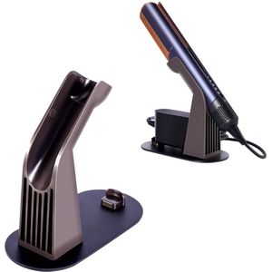 Metalen houder voor Airstrait HT01 stijltang, verticale opbergstandaard, aluminiumlegering, houder met opladerhouder