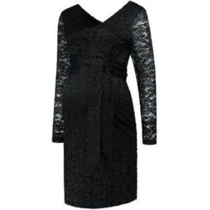 Love2Wait Zwangerschapsjurk STRETCH LACE BLACK XS