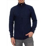 Rusty Neal heren vest kabel - gebreid italianstyle