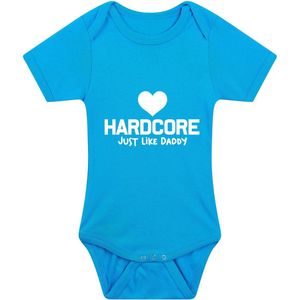 Love Hardcore just like daddy Jongens Rompertje - romper - baby - babykleding - babyrompertje - kado - cadeau