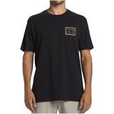 Billabong Crayon Wave T-shirt Met Korte Mouwen Zwart S Man