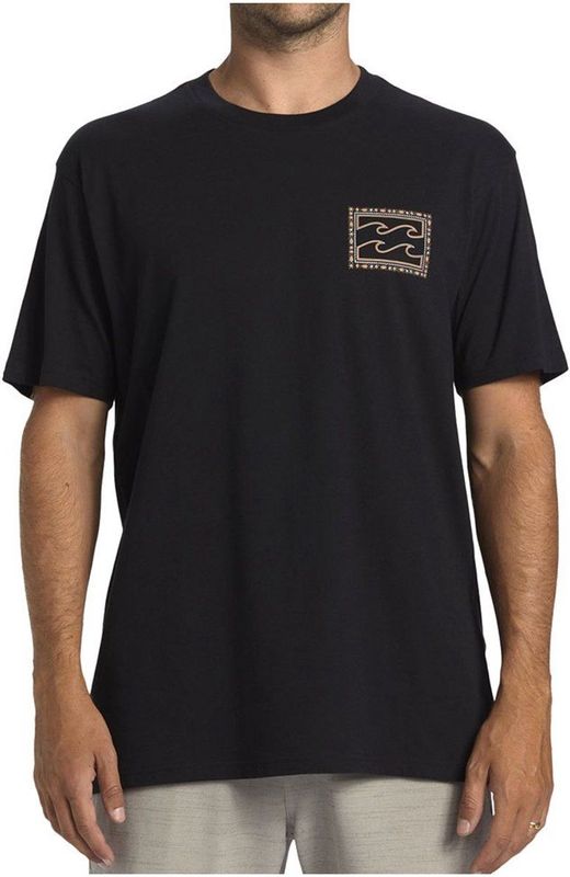 Billabong Crayon Wave T-shirt Met Korte Mouwen Zwart S Man