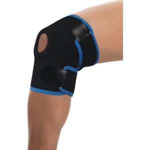 KIFIDIS® Kniebrace - Patellabrace - Kniebandage ondersteuning met Baleinen - Dames & Heren - One Size - Zwart