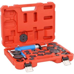 vidaXL Remreparatie Tool - Remzuigerterugstelsysteem - 23-delige Remzuigerterugstelset universeel - Remblokken Vervangen - Autoonderdelen - Garagegereedschap