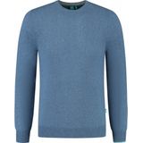 District Indigo Crewneck Pullover Mid Blue