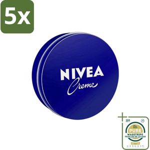 5 x Nivea - Hydraterende Crème - 150 ml - Grootverpakking - Hydraterende Crème - Huidverzorging - Crème Voor Huid - Crème Voor Gezicht - Crème Voor Handen