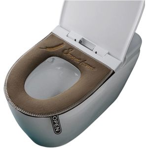 Comfortabele en Wasbare Toiletbrilhoes met Ritssluiting voor Universeel Gebruik