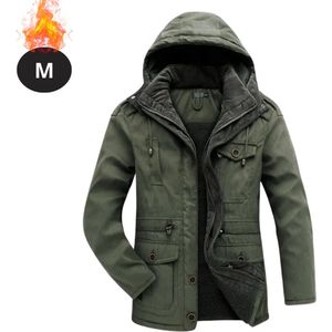 Bovista Winterjas - Parka - Heren - Winter - Jas - Volwassen - Stijlvol - Met Capuchon - Legergroen - S