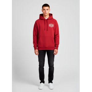 Deus Ex Machinavoor mannen. T_DMW48675D Sweater Milano Adres rood (XS), Casual, Katoen