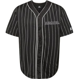Starter Black Label - Baseball Jersey Heren Tshirt - L - Zwart
