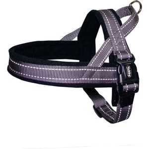 Nobby norwegian hondentuig grijs - XL - buikband 75-98 cm + borstband 62 cm - breedte 25 mm