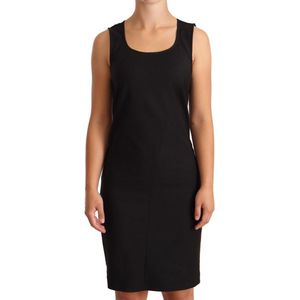 Sheath Dress Minimalist Sleeveless Wo - Black Dresses
