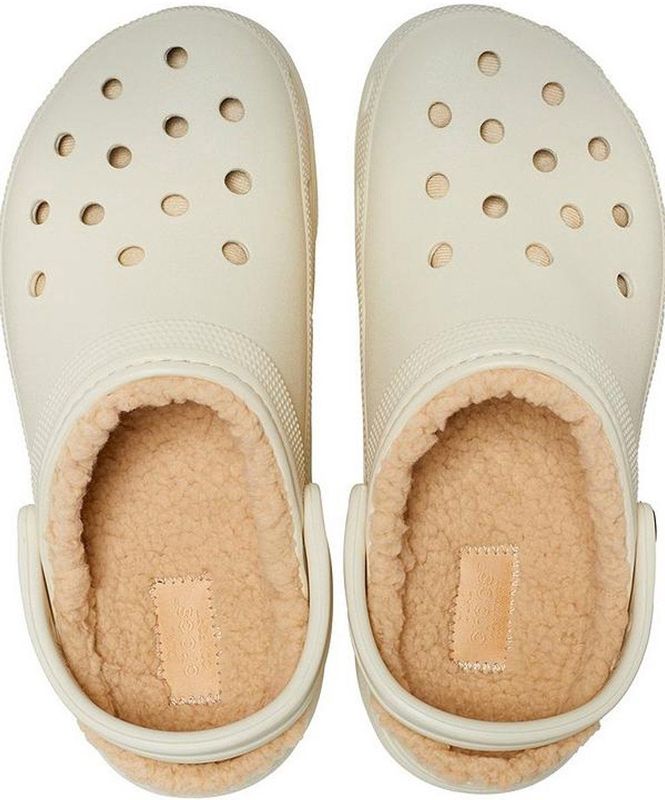 Crocs - Classic Platform Lined - Klompen - Bone - Maat 42-43 EU
