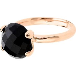 Bronzallure Felicia ring Onyx Brons 56