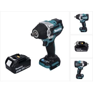 Makita DTW 701 F1 accu slagmoersleutel 18 V 700 Nm 1/2"" XPT Borstelloos + 1x oplaadbare accu 3.0 Ah - zonder oplader
