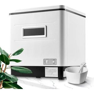 VBZ Mini Vaatwasser - Kleine Draagbare Afwasmachine - Camping Vaatwasmachine - Vrijstaande Vaatwasser Voor Thuis, Kantoor en Camping - 42 x 38 x 46 cm – Wit