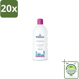 20 x Melkmeisje - Bad & Douche - Pioenroos Geur - Verzorgend & Hydraterend - 2000 ml - Grootverpakking - Douchecrème - Pioenroos - Melkmeisje - Verzorging - Hydratatie