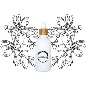 Arganolie - glazen pipet flesje 10ml (plasticvrij verpakt) - vegan - dierproefvrij en zonder chemische toevoegingen - argan huidolie