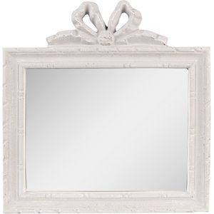 Spiegel 30x31 cm Grijs Kunststof Glas Rechthoek Grote Spiegel Wand spiegel Muur spiegel