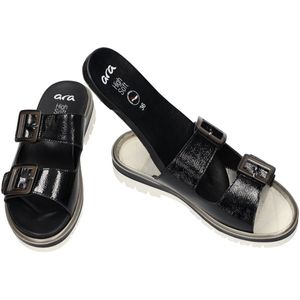 Ara - Malaga-S - Slippers - Zwart - Muranolack