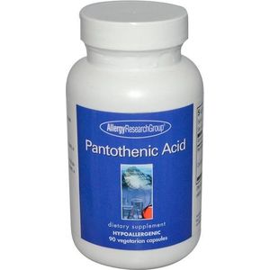 Pantothenic Acid 90 Veggie Caps - Allergy Research Group