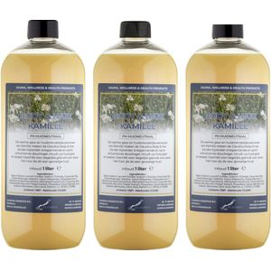 Body & Hair Kamille 1 Liter - set van 3 stuks - 2 in 1 voor lichaam en haar.