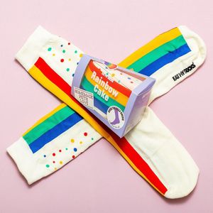 DOIY Taart Sokken - Regenboog